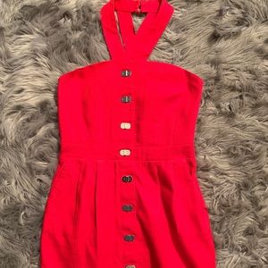 Aryn K. Red Cocktail Mini Dress Size Medium